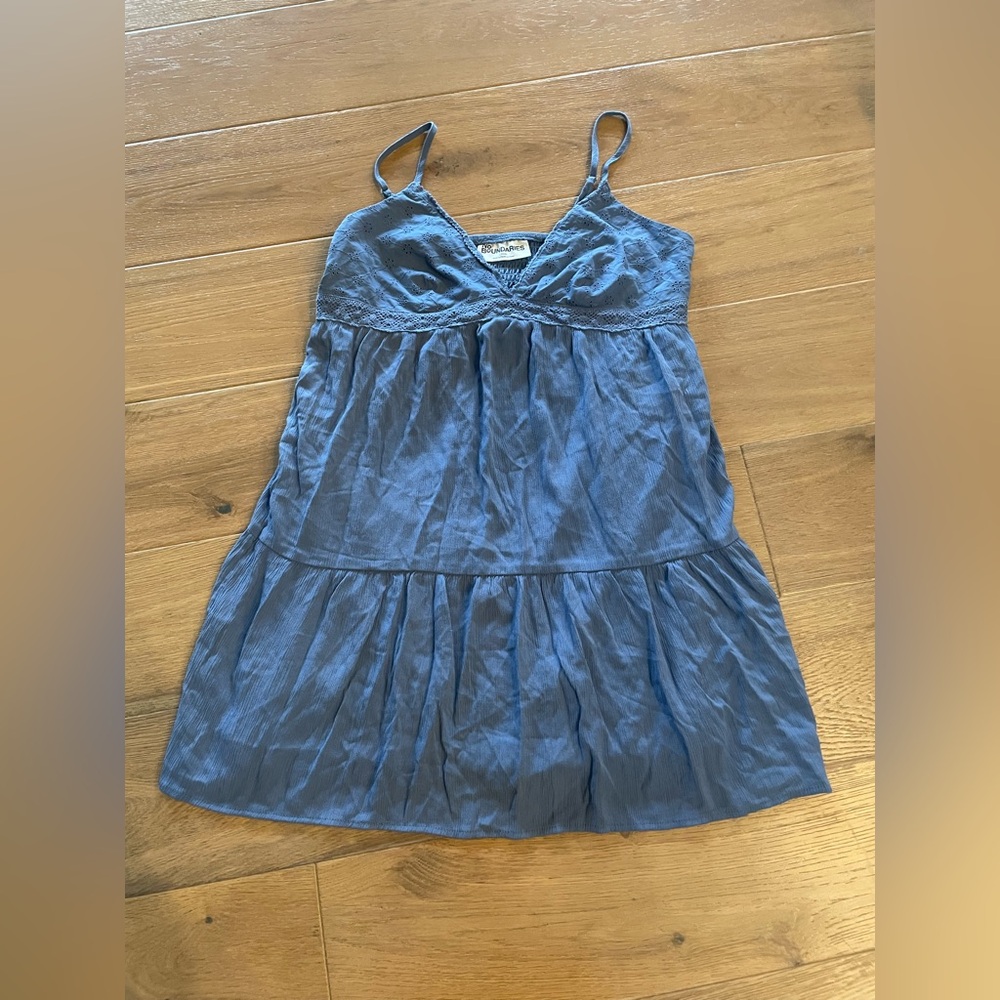No Boundaries Denim Blue Dress